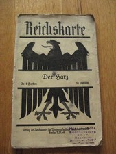 alte Reichskarte Der Harz von