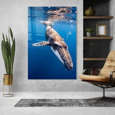 Wal im blauen Ozean Kunst