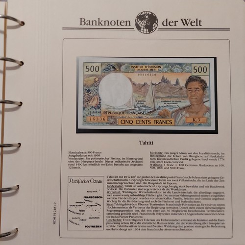 Banknoten der welt tahiti - welt,