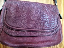 tolle Tasche von FOSSIL, dunkelrotes Leder
