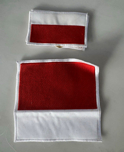 Logo patches pre production - logo, x2