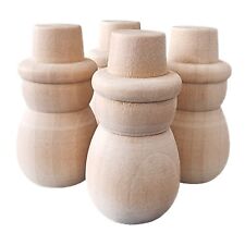 4er Holzfiguren Figuren Kegel