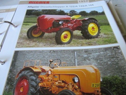 Traktor datenblatt allgaier 8 - traktor,