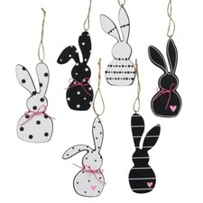 OSTERDEKO DEKOANHÄNGER HASE