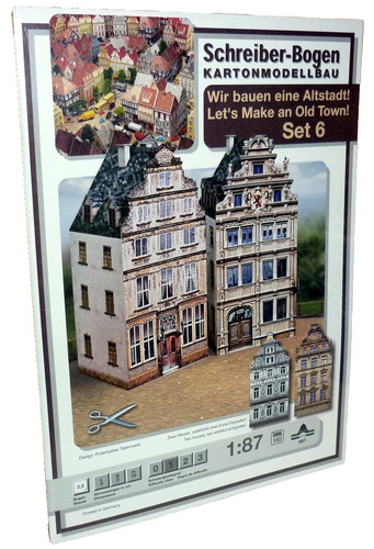 Kartonmodellbau altstadt set - kartonmodellbau,