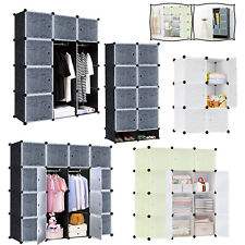 DIY Kleiderschrank Schrank Regalsystem Steckregal Garderobe Schuhregal Schrank