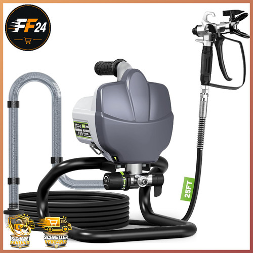 Farbspritzgerät 780w airless - farbspritzgerät,