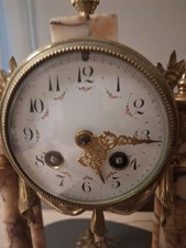 Antike französische Uhr Biedermeier Zeit ca. 1840