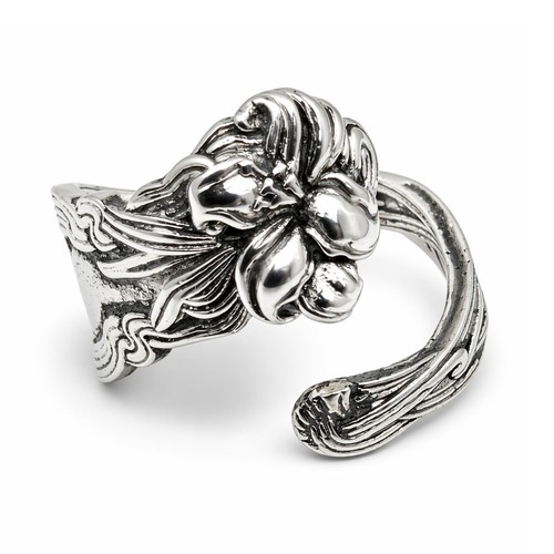 Lilie blume löffel ring - blume,