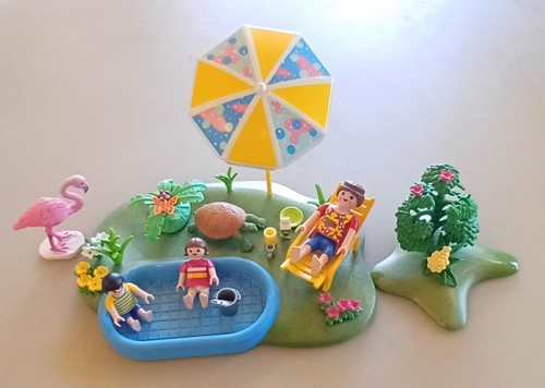 Playmobil pool sonnenwiese - pool,