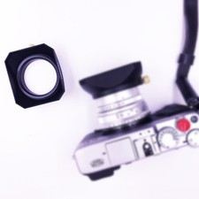 Für Spiegellose Kamera Zubehör 46mm Eckig Metall Gegenlichtblende Leichtbauwei