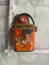 Chinesische Tee Dose, Zuckerdose, Henkel Topf, Vintage