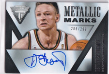 2013-14 Panini NBA Titanium Basketball No 3 Detlef Schrempf On-Card Auto 206/299