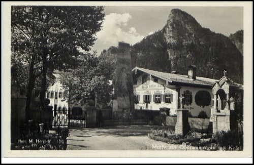 Oberammergau bayern postkarte - bayern,