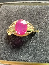 10 Kt massiver Gelbgold Ring