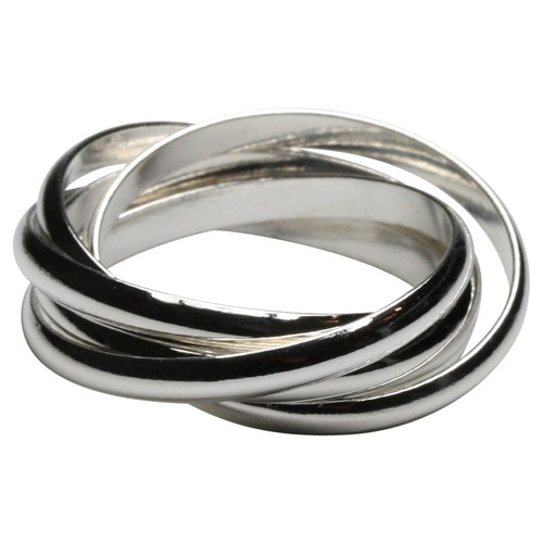 Eleganter 5er band ring aus - band,