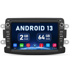 64GB Android 14 Autoradio GPS CarPlay NAVI Für Renault Dacia Duster Dokker Lodgy