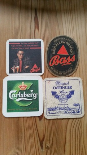 Bierdeckel bass 1 - 4, bierdeckel,