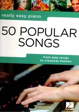 Klavier Noten : 50 POPULAR SONGS Popmusik (Really Easy Piano)  leicht - leMittel