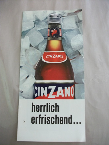 Cinzano herrlich erfrischend - cinzano,,