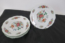 Seltmann  Weiden  5 Kuchenteller - Beilagenteller  Barock  - Blumen