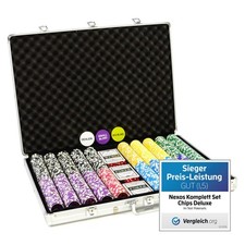 Deluxe Pokerkoffer mit 1000