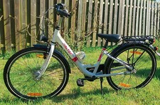 Jugendfahrrad Falter FX 403, 24 Zoll, Rosa-Weiß, Nexus Shimano Nabenschaltung