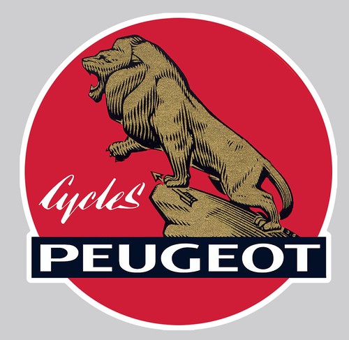 Aufkleber logo zyklus peugeot - aufkleber,