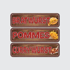 Imbiss Bratwurst 3er Set