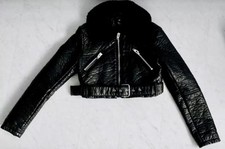 Trend!H&M Crop-Leder-Jacke