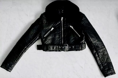 Trend crop leder jacke - trend!h&m, crop-leder-jacke
