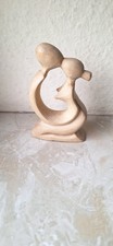 küssendes Paar - Holz Skulptur Schnitzerei Deko - 10 cm hoch - sehr gut