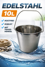 Edelstahleimer 5–12L mit