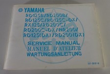Werkstatthandbuch Yamaha RD 125 B, C, DX / RX 125 / RD 200 B, C, DX von 09/1974