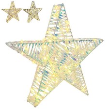 3D Stern mit LEDs LED-Schmuck