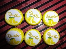 6x WARSTEINER Radler Zitrone Bier Kronkorken Kapseln  basteln Polterabend
