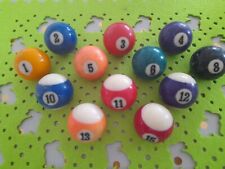 Vintage Pool Billard Kugeln alte Billardkugeln