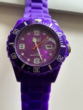 Ice-Watch ICE 000131 Forever Purple Small 3H Datum Damenuhr Silikon Uhr Lila NEU