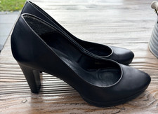 Tiggers echt Leder Pumps Spangenschuh Gr.38 schwarz rot