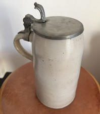 Antiker Steinzeug Maßkrug 2L