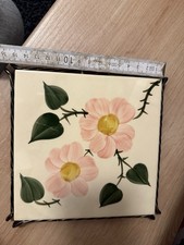 Villeroy & Boch - Wild Rose - Handmalerei- Topfuntersetzer - Fliese - Geschirr
