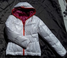 KJUS Daunenjacke Daunen 40 Jacke Wendejacke pink weiß wie neu