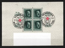 Dt. Reich 1937, Block Reichsparteitag Nürnberg, Sonderstempel (Mi. Block 11)