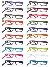 Klammeraffe Lesebrille 01 Schwarz Rot Blau Grün Alle Farben 1.00 - 3.50 mit Etui