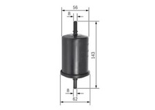 Bosch 0 450 902 161 Kraftstofffilter für PEUGEOT