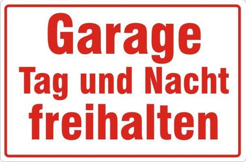 Garage tag und - und, nacht