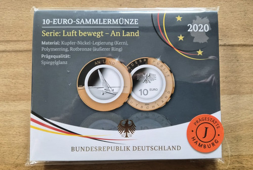 Euro gedenkmünze 2020 luft - 10,