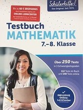 Schülerhilfe Testbuch MATHEMATIK 7.- 8. Ludwig Klasse | Buch | guter Zustand
