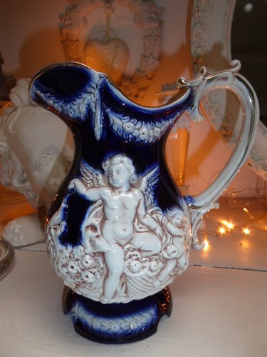Krug vase capodimonte stil - vase,