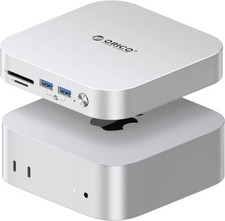 ORICO 40Gbps USB Hub Compatibility Mac Mini M4 7-in-1 Alu Dock Storage DHL